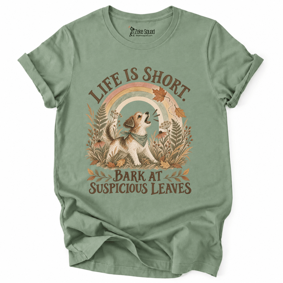 Suspicious Leaves T-shirt - Zeke Squad