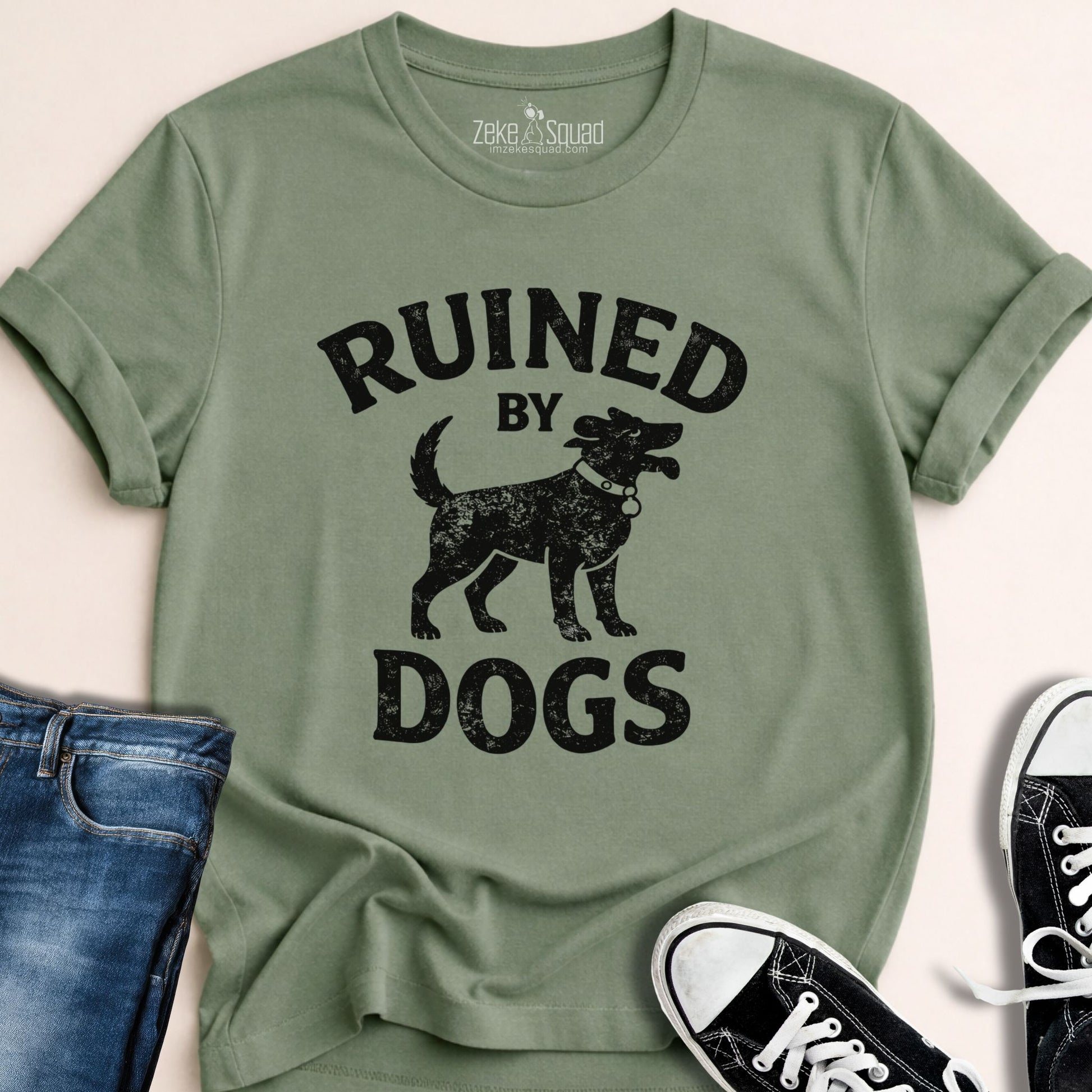Ruined By Dogs T-shirt - Zeke Squad