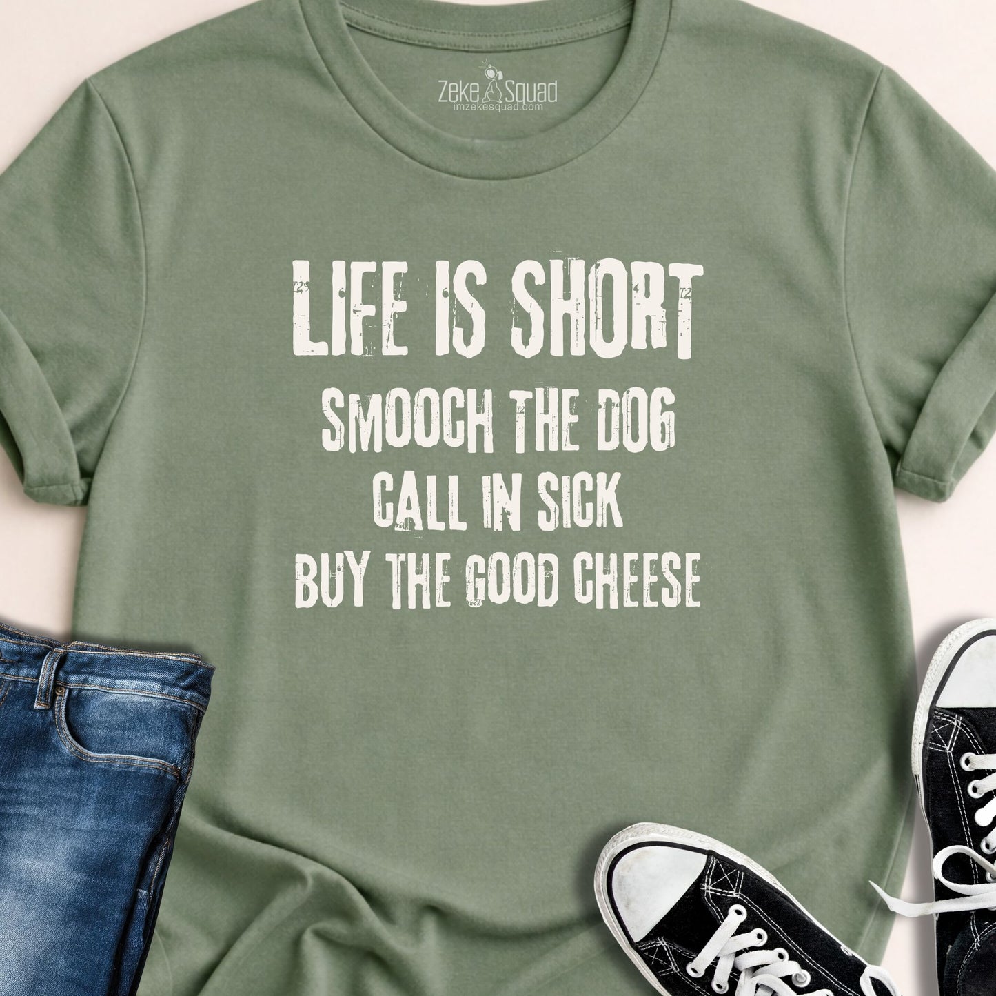 Smooch the Dog T-shirt - Zeke Squad