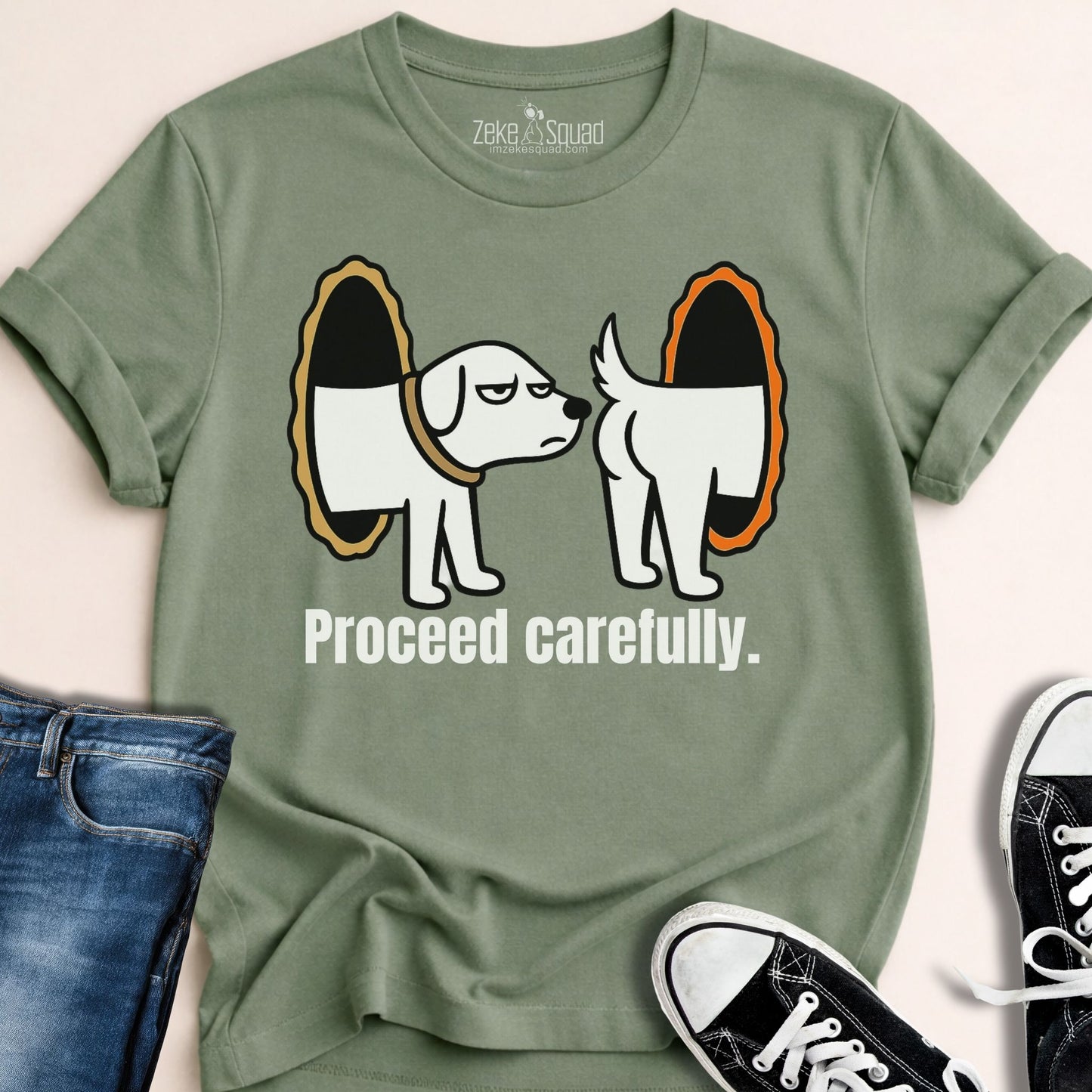 Proceed Carefully T-shirt - Zeke Squad