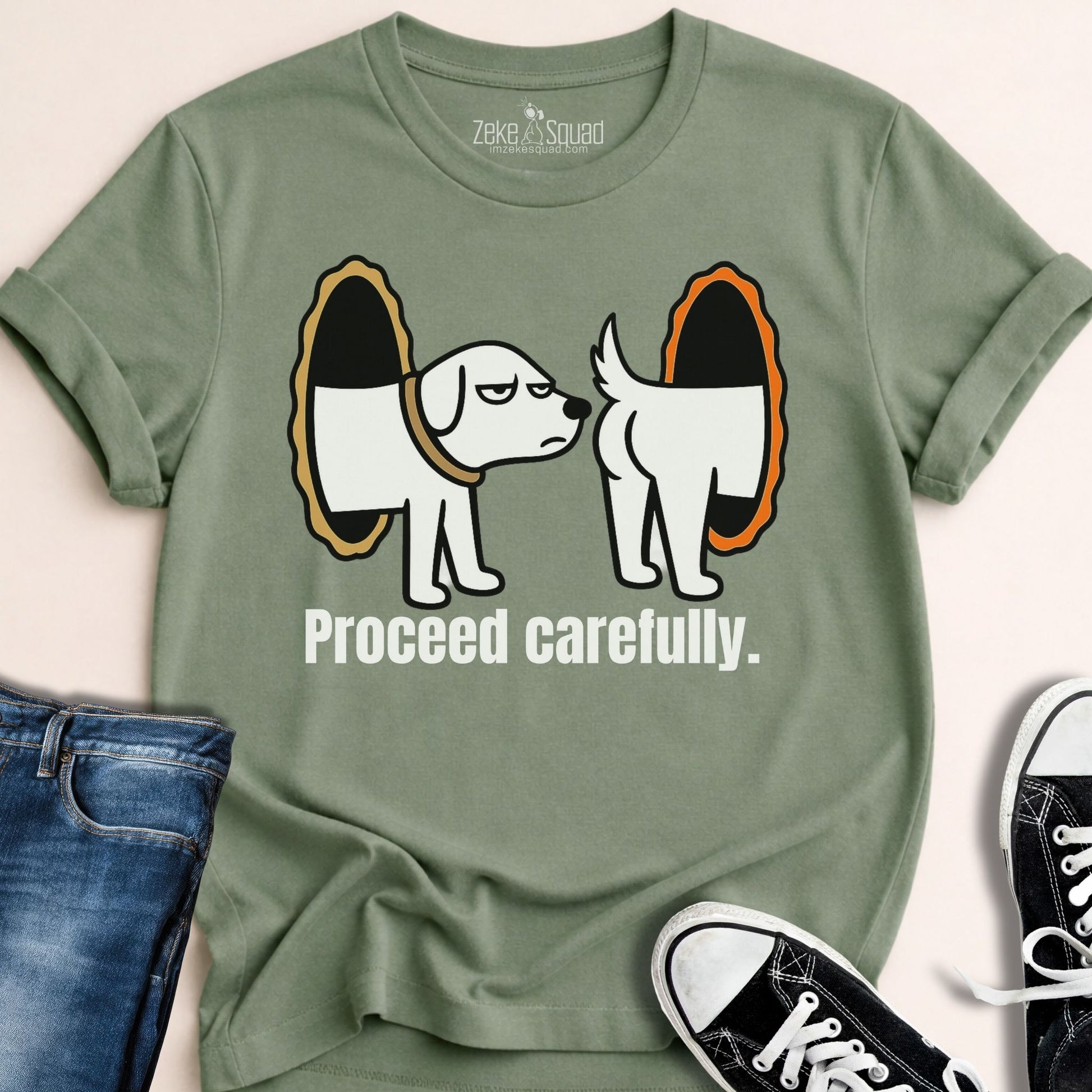 Proceed Carefully T-shirt - Zeke Squad
