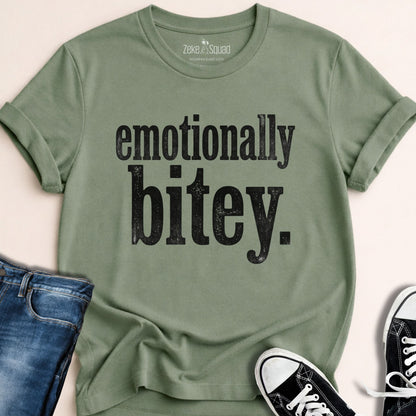 Emotionally Bitey T-shirt - Zeke Squad
