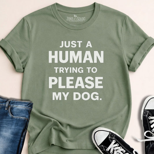 Just a human trying...T-shirt - Zeke Squad