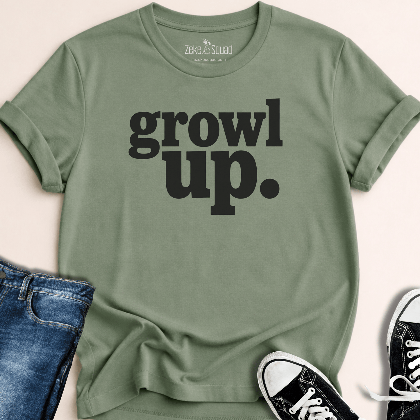 Growl Up T-shirt - Zeke Squad
