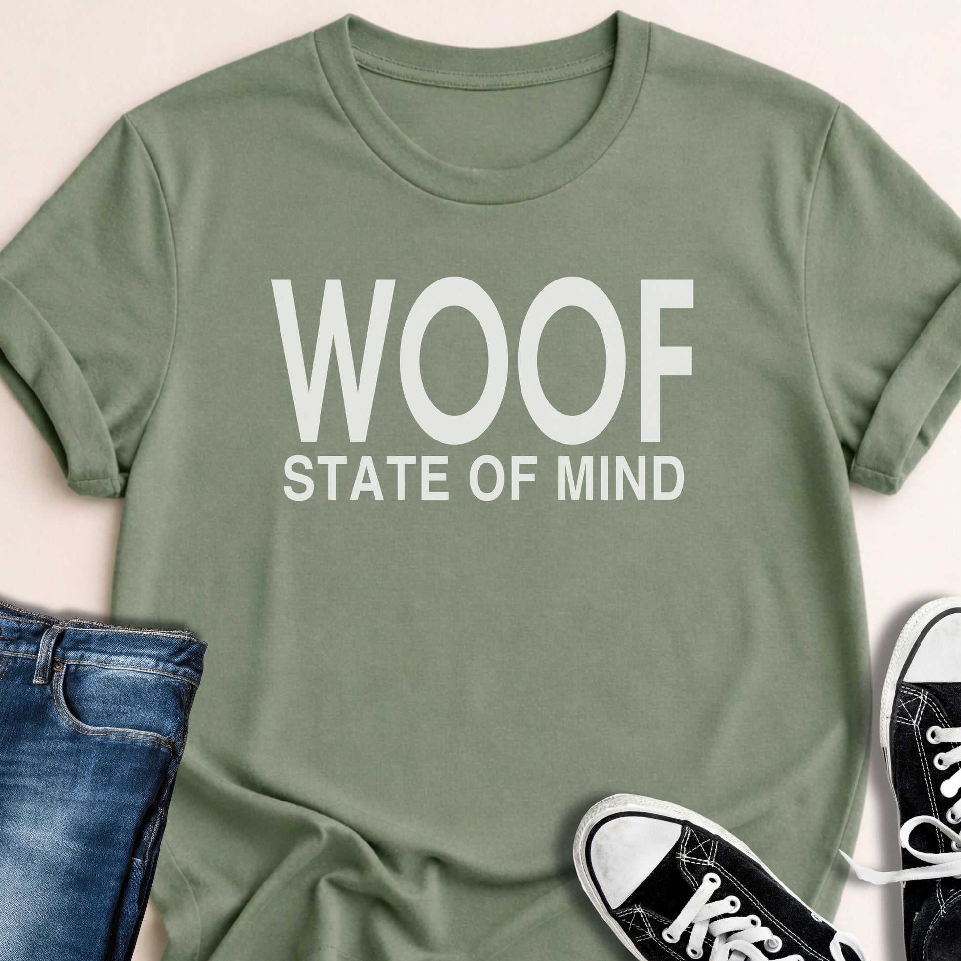 Woof State of Mind T-shirt - Zeke Squad