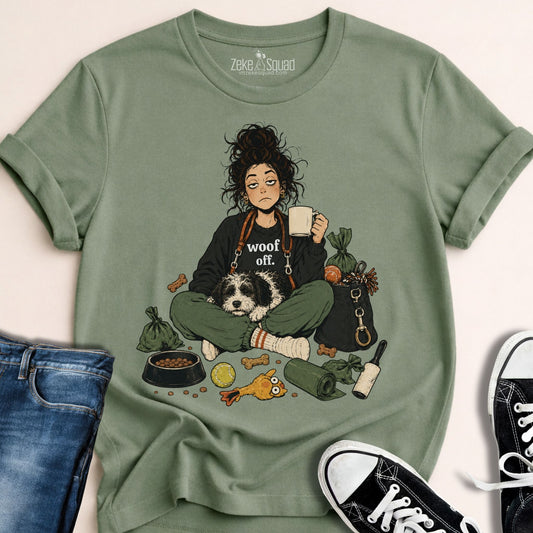 Poop Bag Lady T-shirt - Zeke Squad