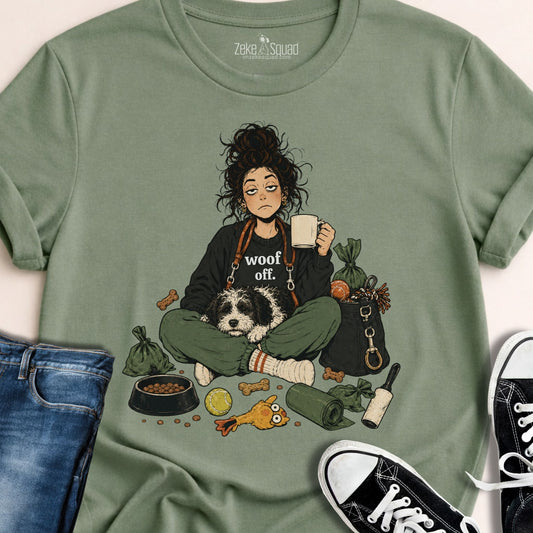 Poop Bag Lady T-shirt - Zeke Squad