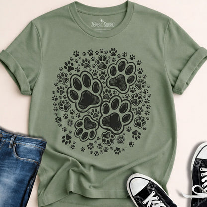 All Paws T-shirt - Zeke Squad