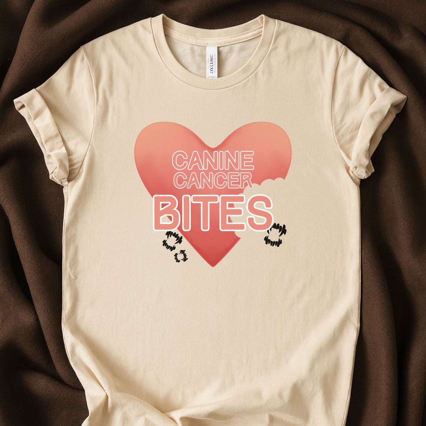 Canine Cancer Bites | Unisex Graphic T-shirt - Zeke Squad