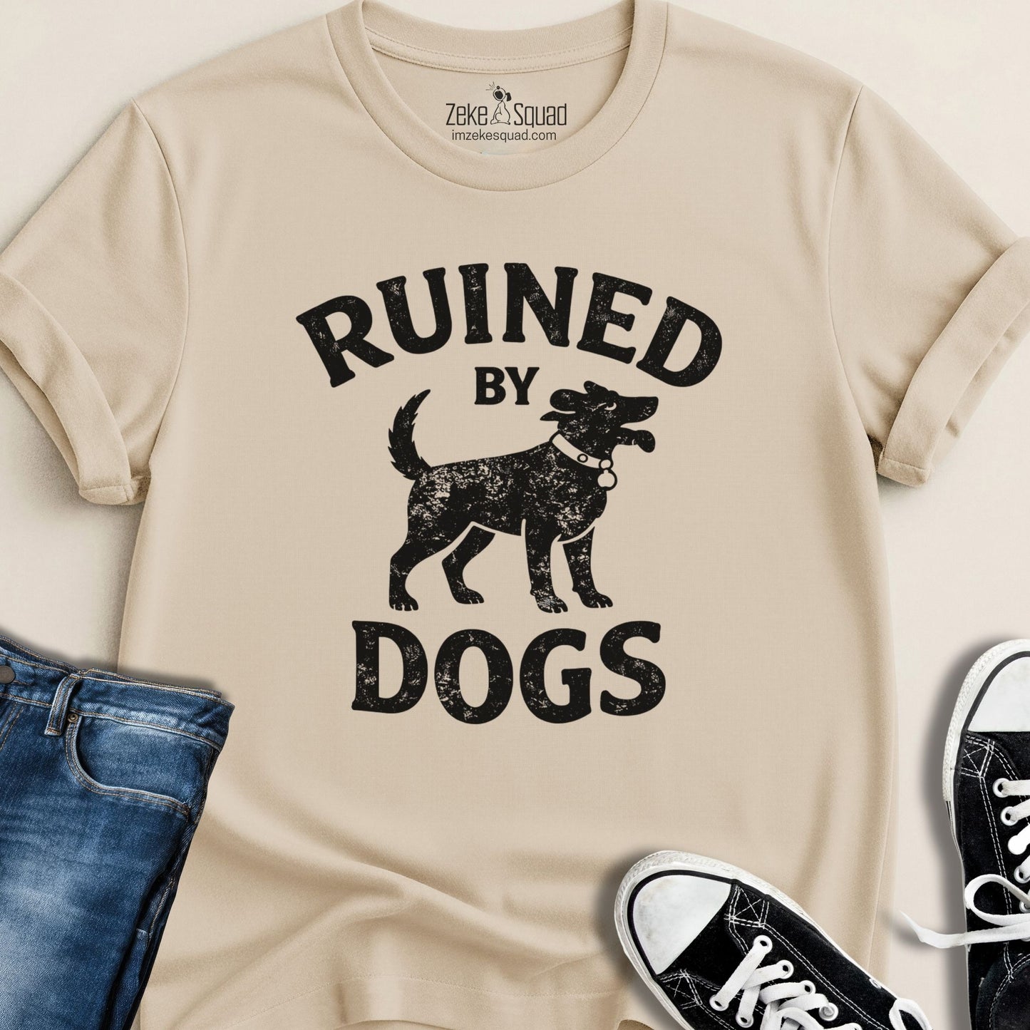 Ruined By Dogs T-shirt - Zeke Squad