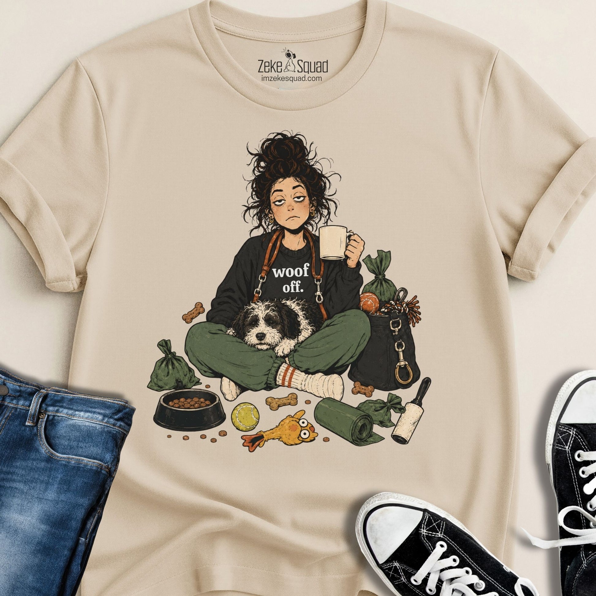 Poop Bag Lady T-shirt - Zeke Squad