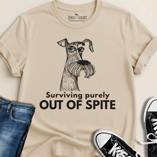 Surviving Purely Out of Spite T-shirt - Zeke Squad