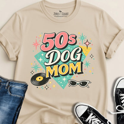 50s Dog Mom T-shirt - Zeke Squad