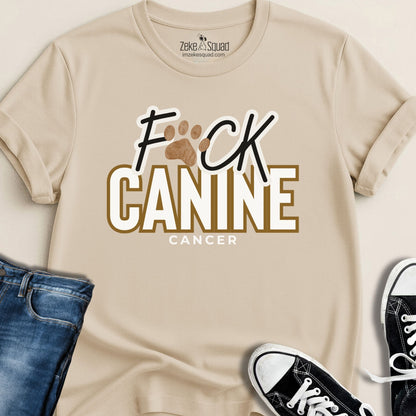 F*ck Canine Cancer T-shirt - Zeke Squad
