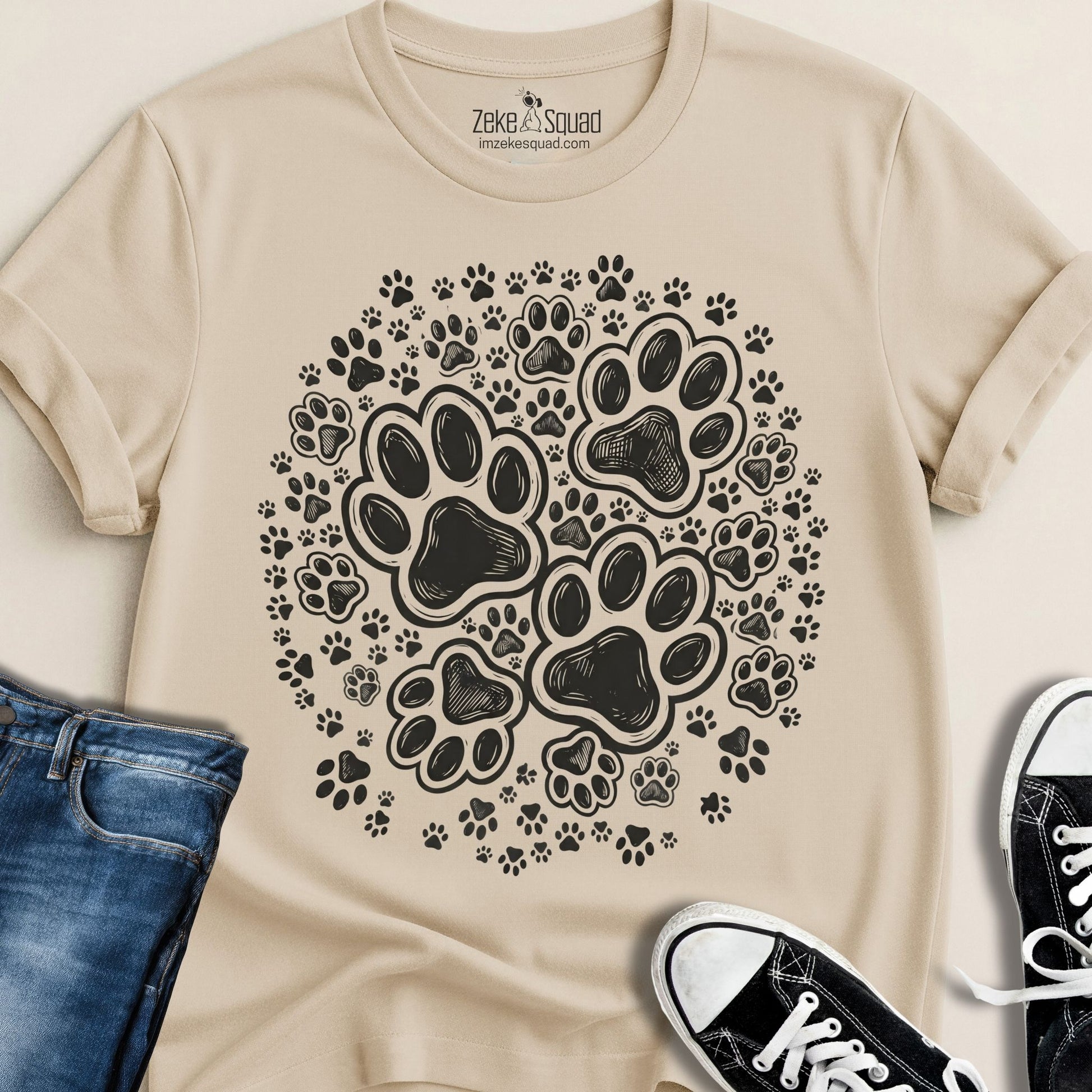 All Paws T-shirt - Zeke Squad