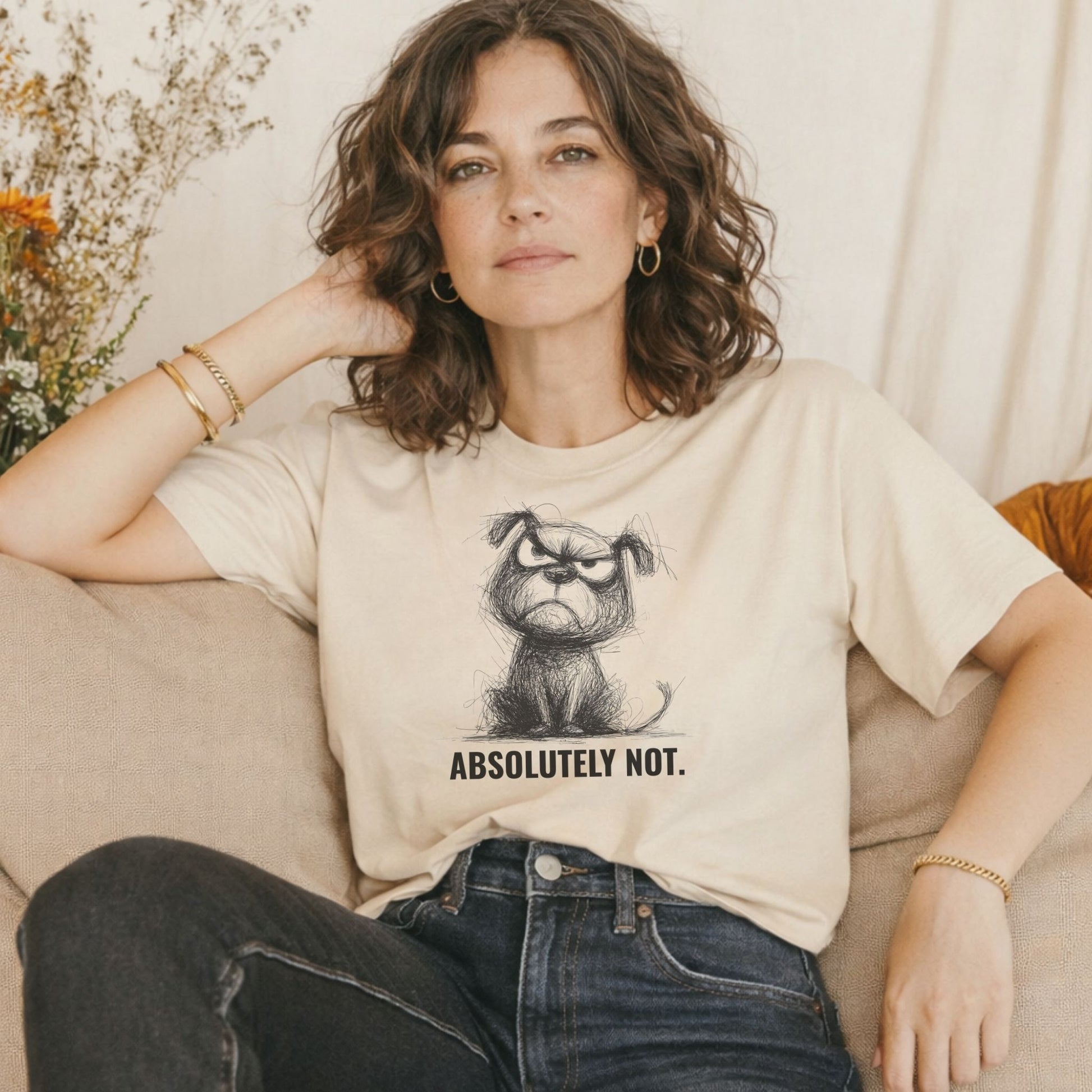 Absolutely Not T-shirt | Boundary Setting Tee | Hard No Graphic Tee - Zeke Squad