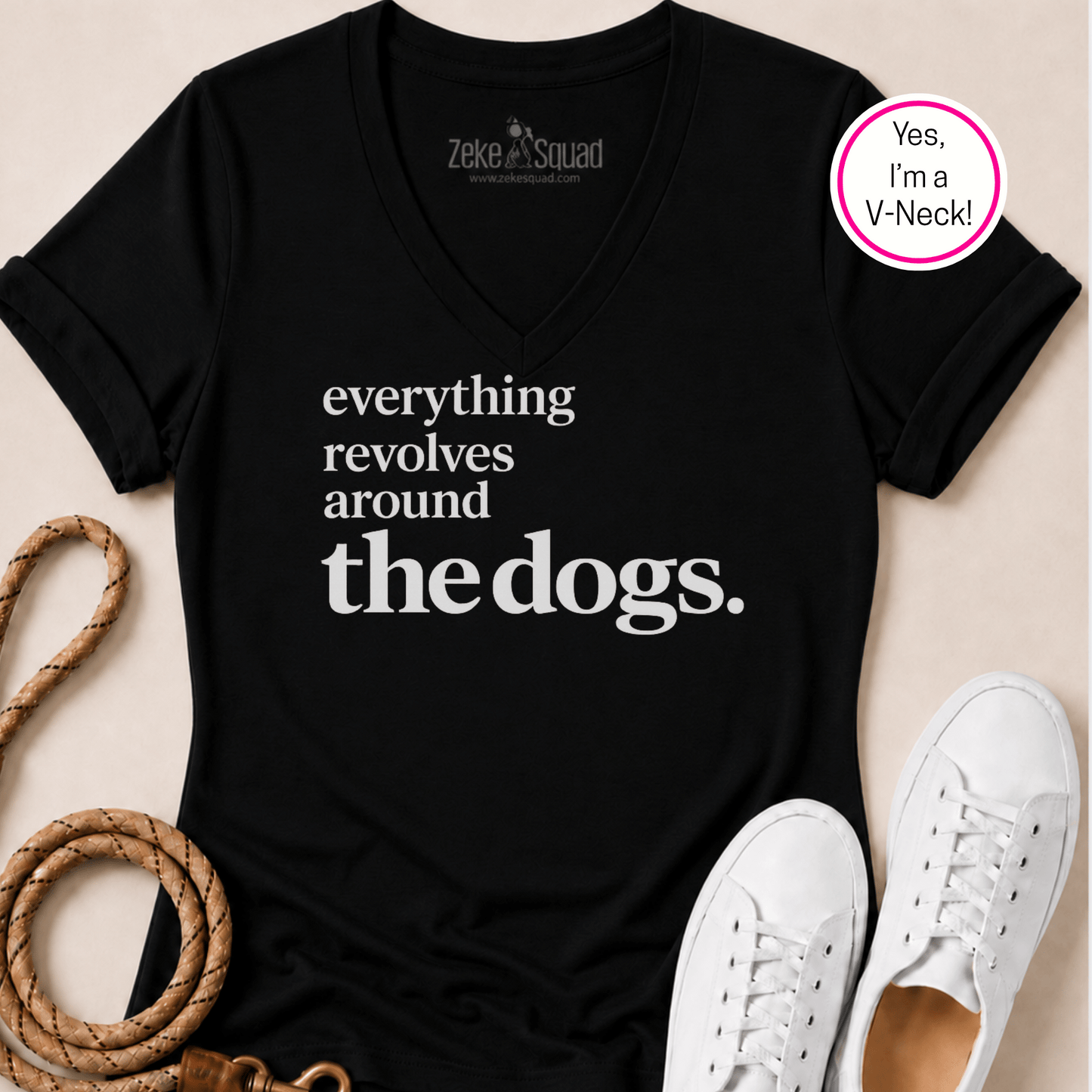 Everything Revolves Women's V-neck