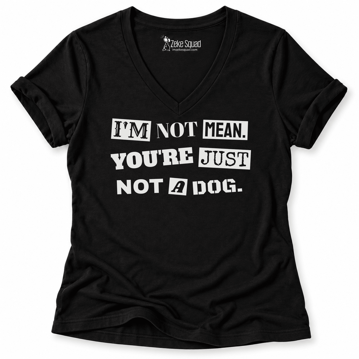 Ransom Note Women's V-neck - Zeke Squad