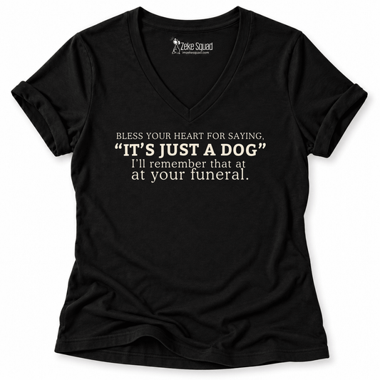 Bless Women's V-neck - Zeke Squad