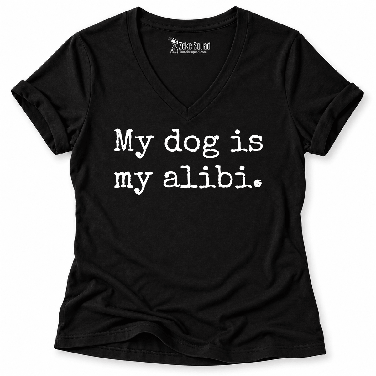 Alibi Women's V-neck - Zeke Squad