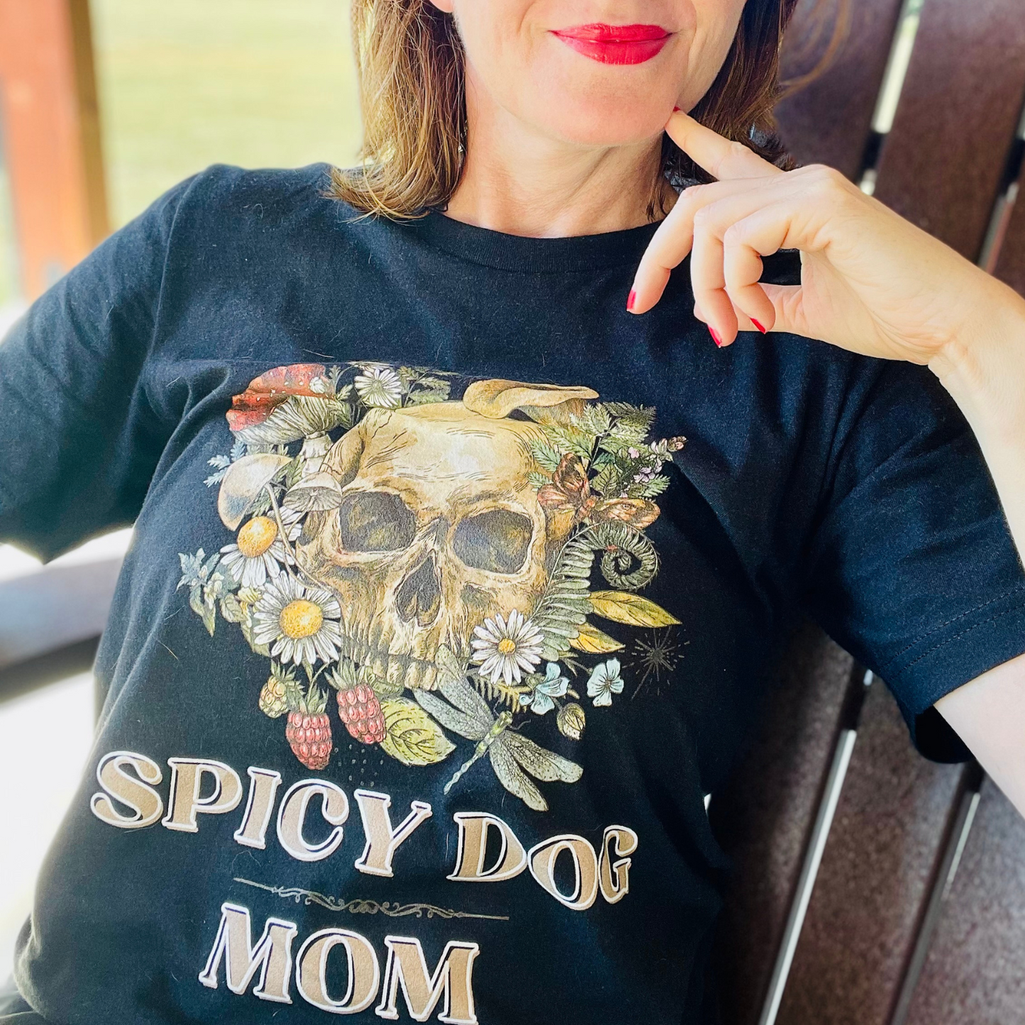 Spicy Dog Mom | Unisex Graphic T-shirt