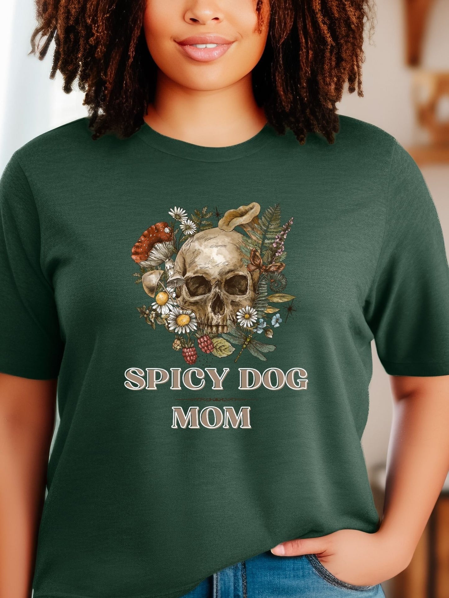 Spicy Dog Mom | Unisex Graphic T-shirt