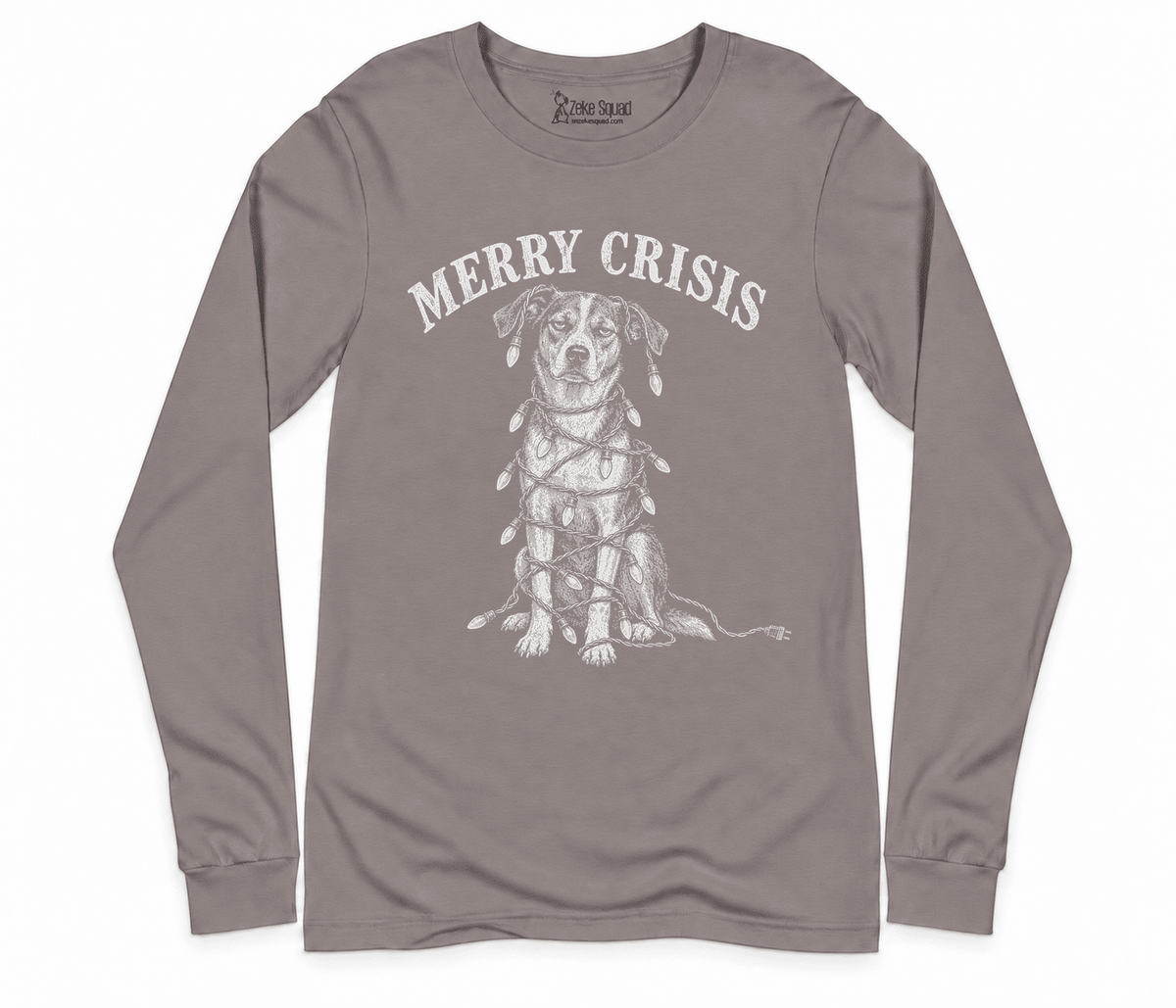 Merry Crisis Long Sleeve T-shirt - Zeke Squad