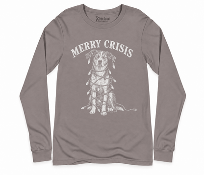 Merry Crisis Long Sleeve T-shirt - Zeke Squad