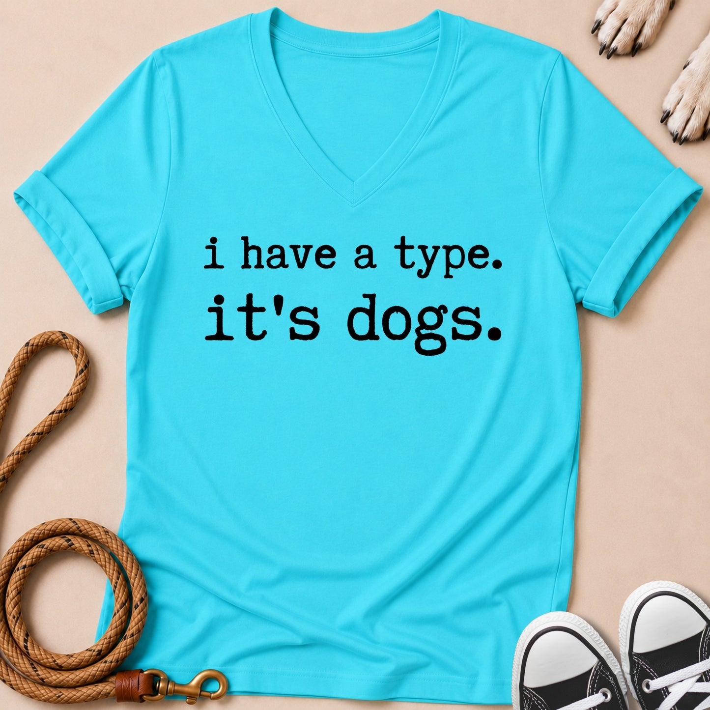 A Type. Women's V-neck