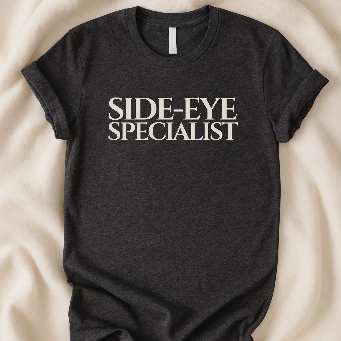 Side - Eye Specialist T-Shirt | Funny Dog Lover Tee - Zeke Squad