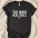 Tail Wags Heal Souls T-Shirt | Sweet Dog Lover Tee - Zeke Squad