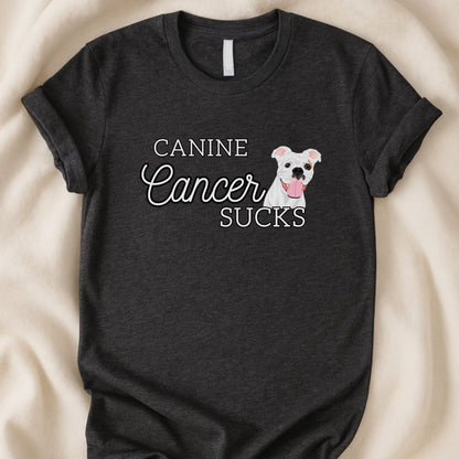 Canine Cancer Sucks w/ Zeke | Unisex Graphic T-shirt - Zeke Squad