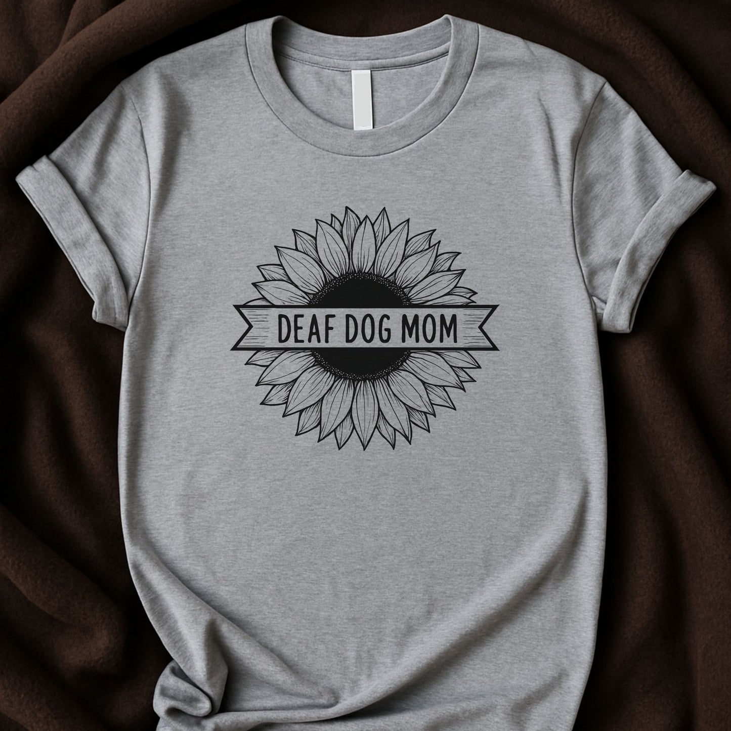 Deaf Dog Mom T-Shirt | Proud Dog Parent Tee – Zeke Squad - Zeke Squad