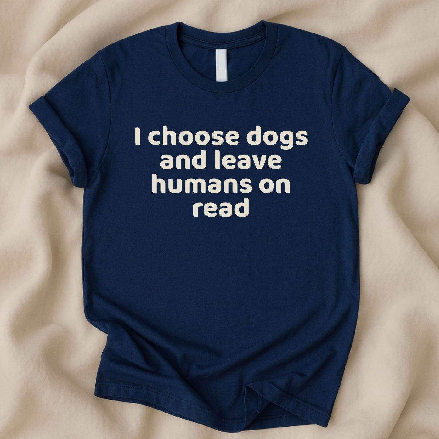 I Choose Dogs T-Shirt | Funny Dog Lover Shirt for Introverts – Zeke Squad - Zeke Squad