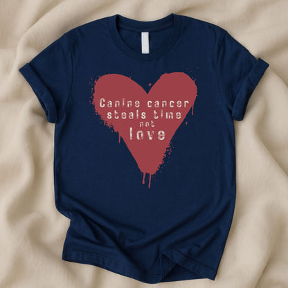 Canine Cancer Steals Time Not Love T-Shirt | Dog Cancer Awareness – Zeke Squad - Zeke Squad