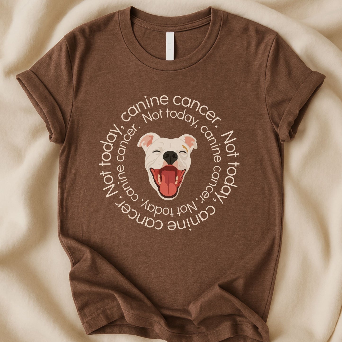 Not Today Canine Cancer T-Shirt | Dog Cancer Awareness Tee – Zeke Squad - Zeke Squad