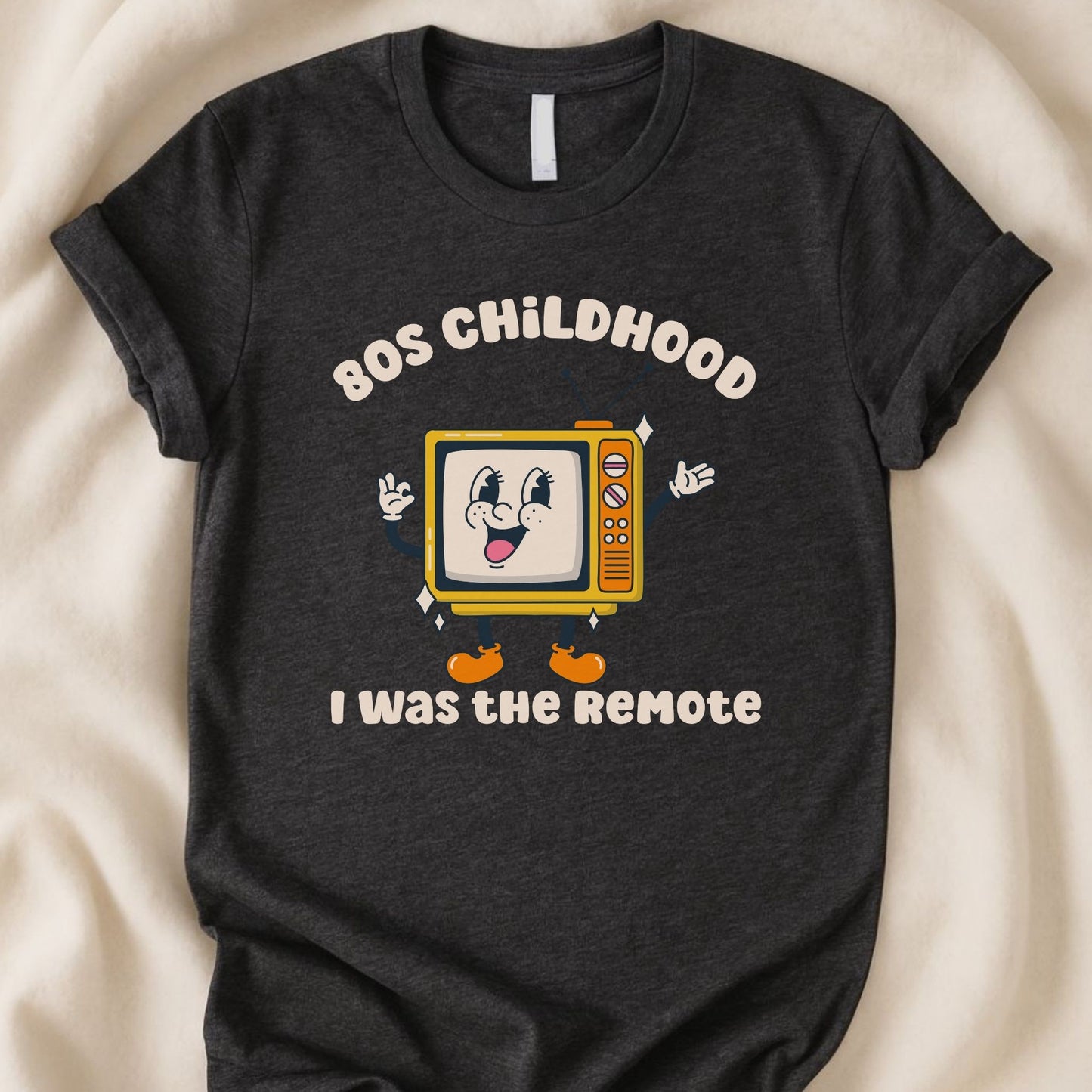 80s Childhood T-Shirt | I Was the Remote – Funny Gen X Nostalgia Tee - Zeke Squad