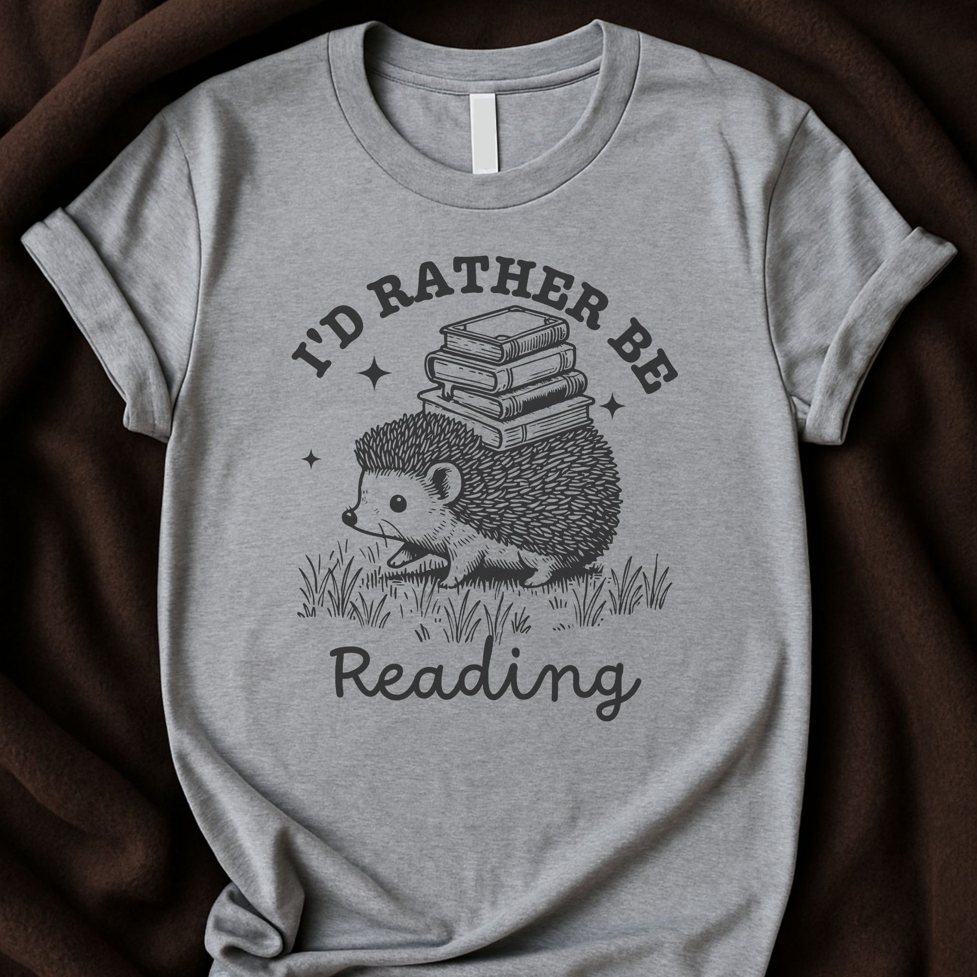I’d Rather Be Reading T-Shirt | Funny Book Lover Tee – Zeke Squad - Zeke Squad