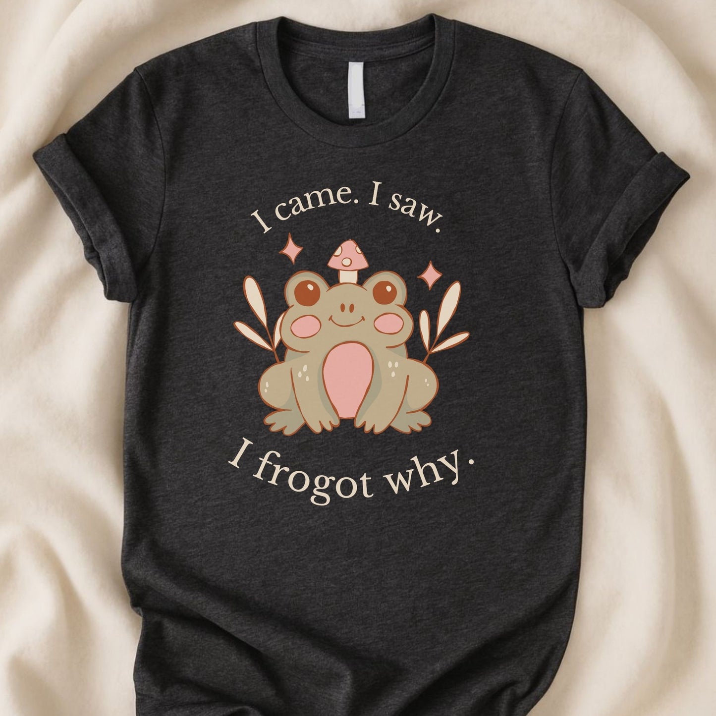 I Came I Saw I Frogot Why T-Shirt | Funny Frog Tee - Zeke Squad