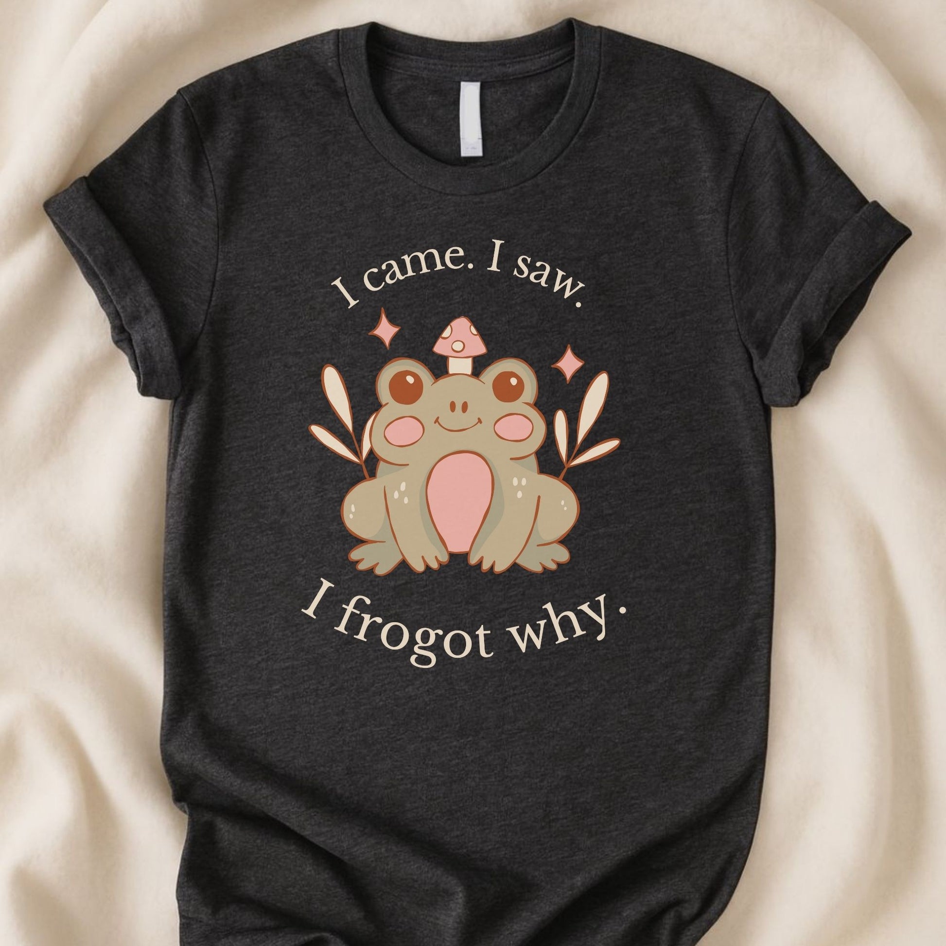 I Came I Saw I Frogot Why T-Shirt | Funny Frog Tee - Zeke Squad
