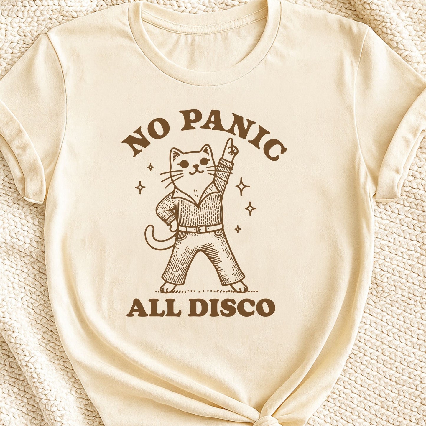 No Panic All Disco T-Shirt | Retro Party Statement Tee – Zeke Squad - Zeke Squad