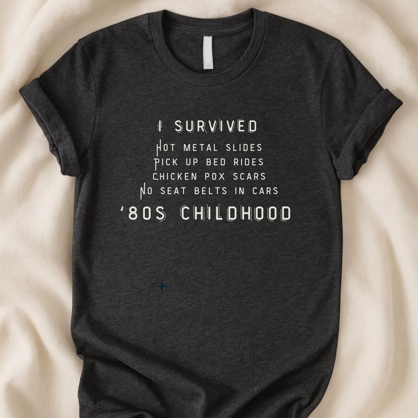 I Survived 80s Childhood T-Shirt | Funny Gen X Nostalgia Tee – Zeke Squad - Zeke Squad