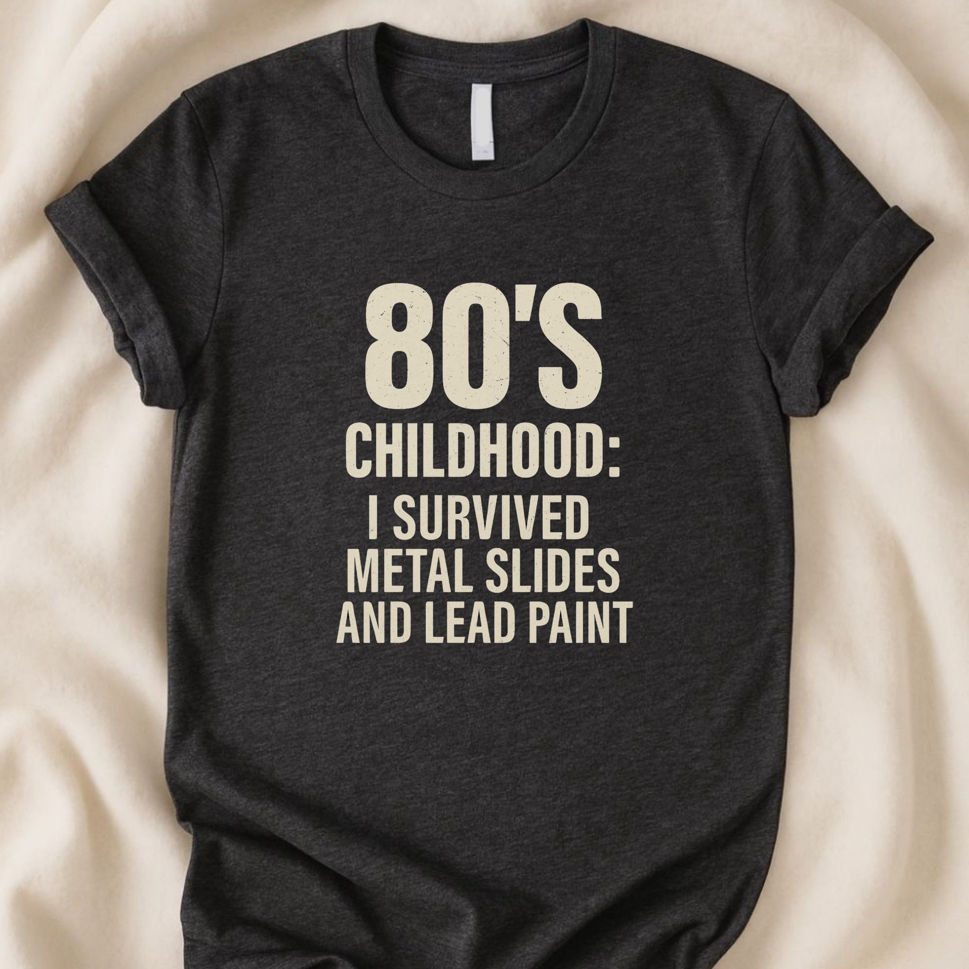 80s Childhood T-Shirt | Funny Retro Gen X Nostalgia Tee - Zeke Squad