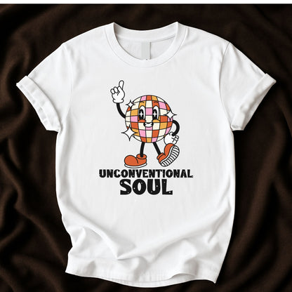 Unconventional Soul T-Shirt | Retro Disco Ball Misfit Tee – Zeke Squad - Zeke Squad