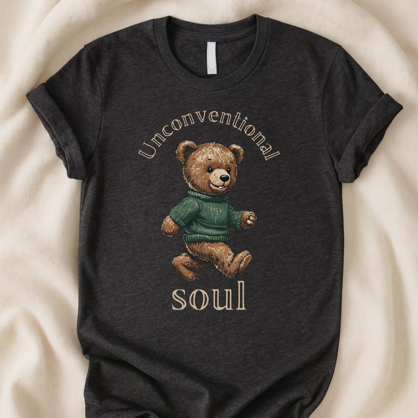 Unconventional Soul T-Shirt | Cute Bear Misfit Tee – Zeke Squad - Zeke Squad