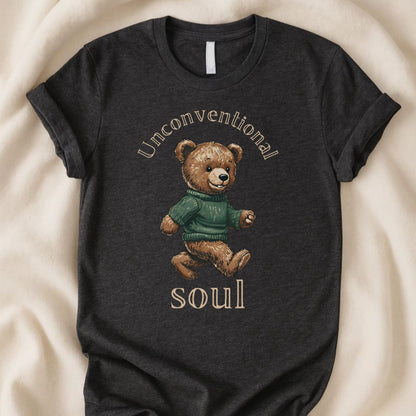 Unconventional Soul T-Shirt | Cute Bear Misfit Tee – Zeke Squad - Zeke Squad
