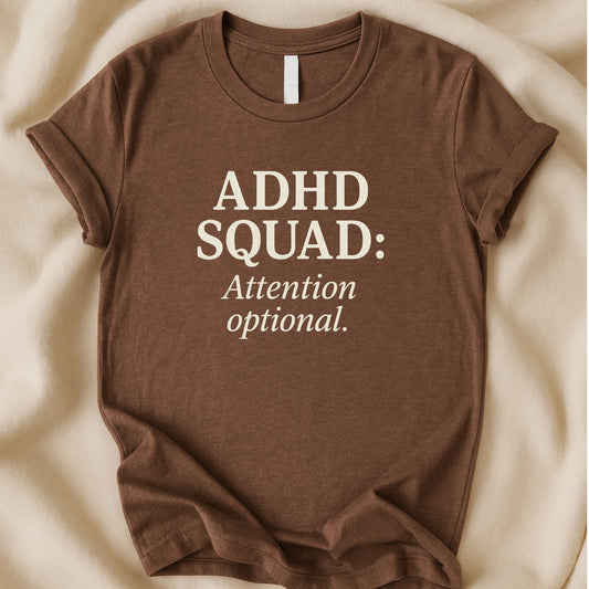 Creative Chaos Squad Attention Optional T-Shirt | Funny Tee - Zeke Squad