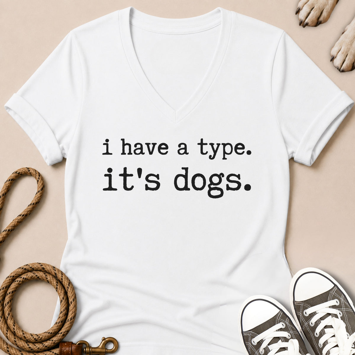 A Type. Women's V-neck