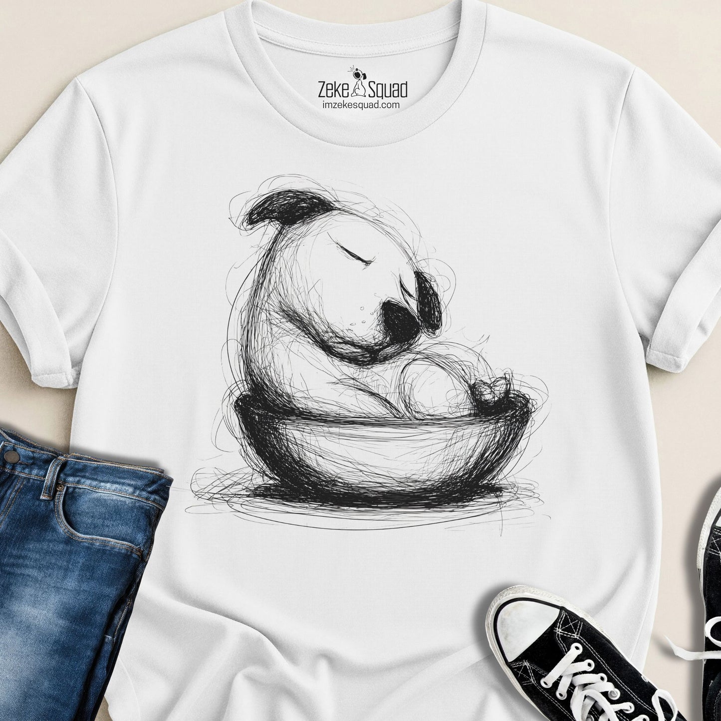Cozy Pup T-shirt - Zeke Squad