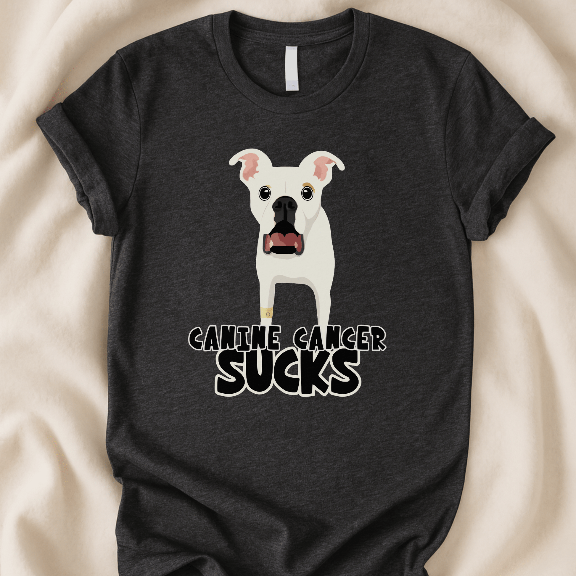 Canine Cancer Sucks T-Shirt | Dog Cancer Awareness Shirt – Zeke Squad - Zeke Squad